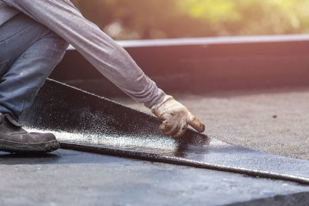 Professional Waterproofing technician working in Waconia, MN